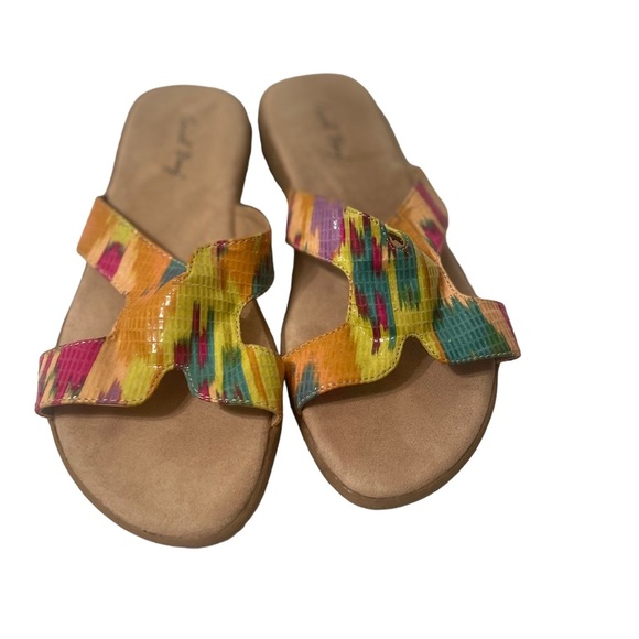 Coral.Bay Petrine Multicolored Sandals Size 8.5M - Picture 6 of 7